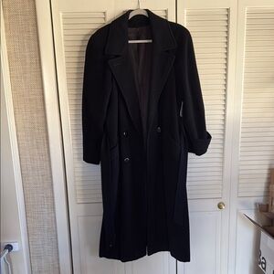 Regency cashmere Classic Black Long Coat